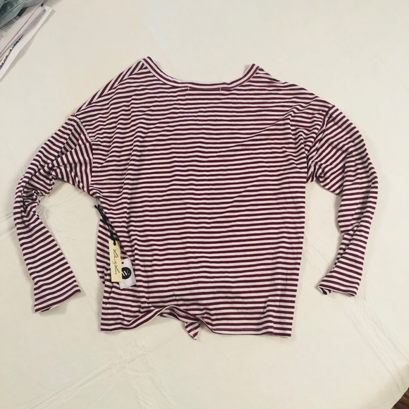 NWT button up 3/4 length sleeve tee - Picture 4 of 4
